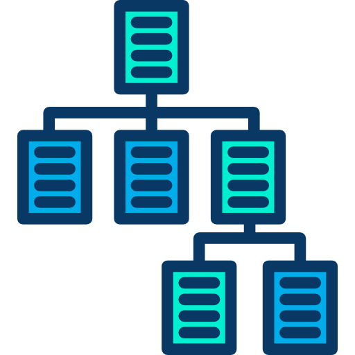 Hierarchical structure ícone