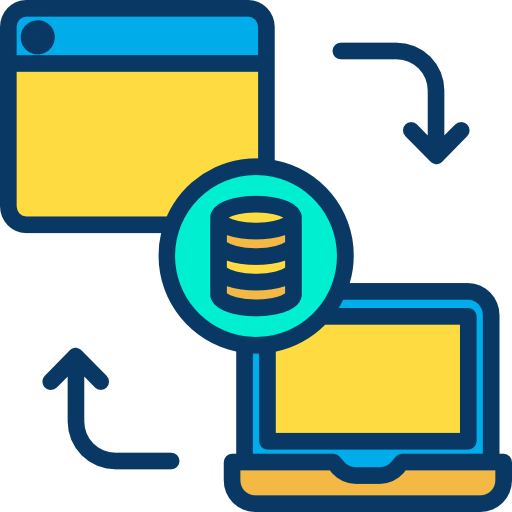 Data transfer icon