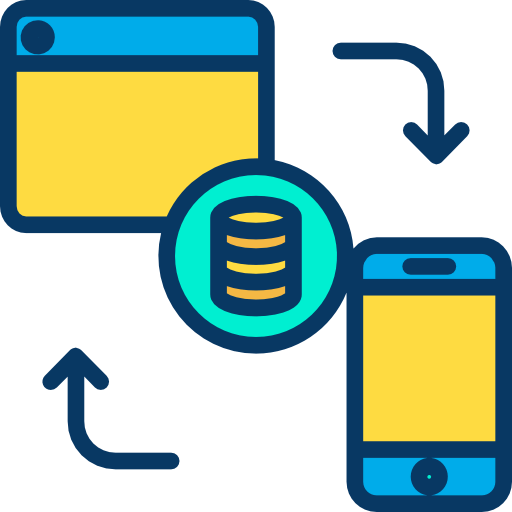 Data transfer icon
