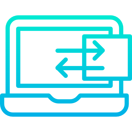 Data transfer icon
