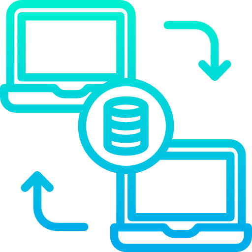 Data transfer icon