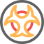 Biohazard Symbol 64x64