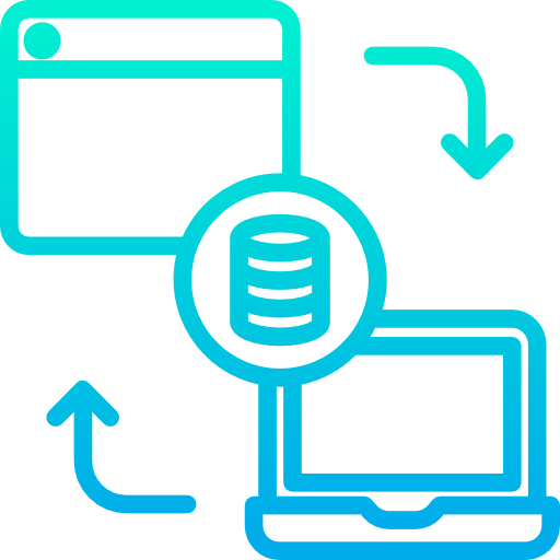 Data transfer icon