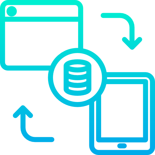 Data transfer icon