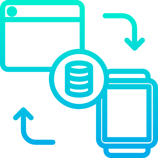 Data transfer icon