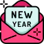 New year card icon 64x64