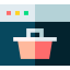 Online shopping icon 64x64