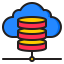 Cloud database アイコン 64x64