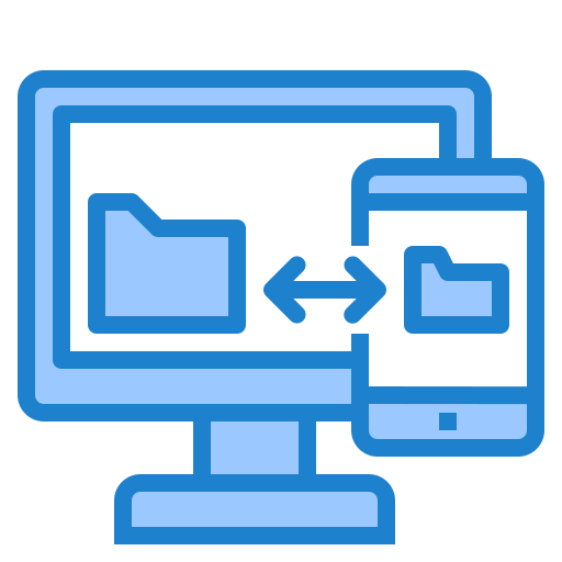 Data transfer icon