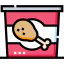 Chicken bucket icon 64x64