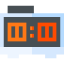 Digital clock icon 64x64