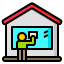 House cleaning icon 64x64