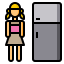 Refrigerator icon 64x64