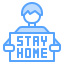 Stay at home 图标 64x64