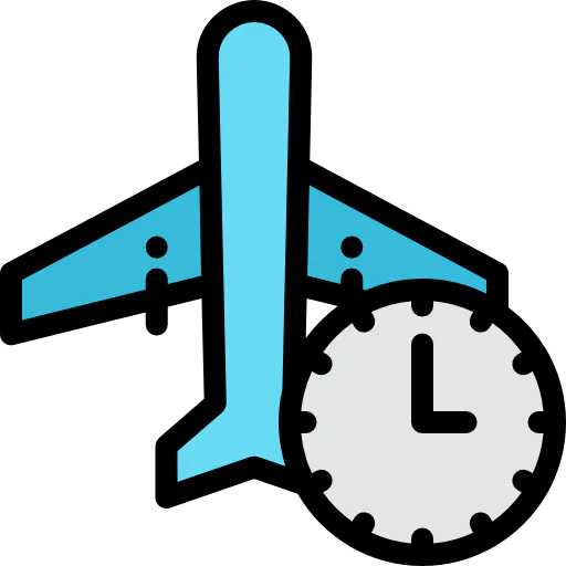 Flight time icon