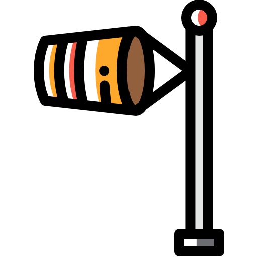 Wind signal icon