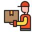 Delivery man ícono 64x64
