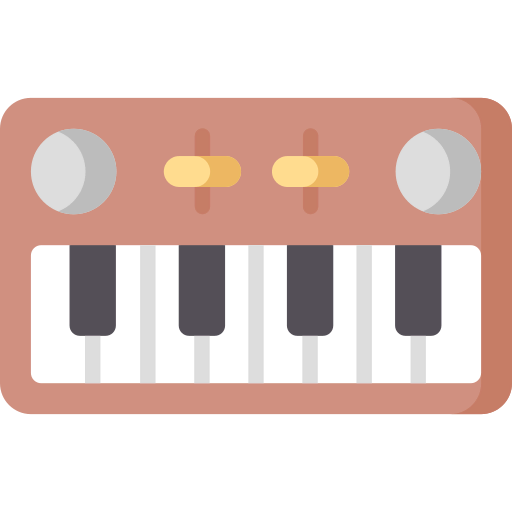 Piano keyboard icon