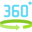 360 degrees Ikona 64x64