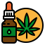 Cannabis oil icon 64x64