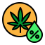 Cannabis oil icon 64x64