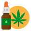 Cannabis oil icon 64x64