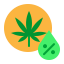 Cannabis oil icon 64x64