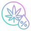Cannabis oil icon 64x64