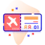 Plane ticket icon 64x64