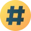 Hashtag ícone 64x64