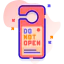 Door sign icon 64x64