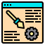 Web design icon 64x64