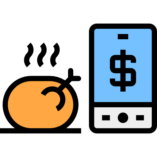 Smartphone payment ícono