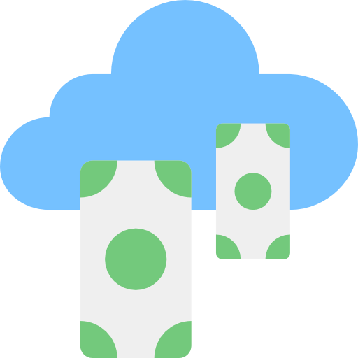 Cloud banking icon