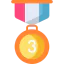 Bronze medal icon 64x64