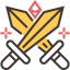 Swords icon 64x64