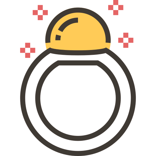 Diamond ring icon