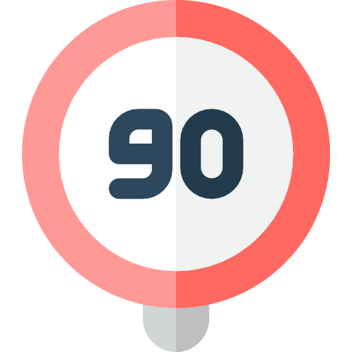 Speed limit icon
