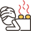 Hot stone icon 64x64