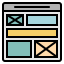 Wireframe ícono 64x64