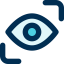 Eye scanner icon 64x64