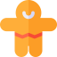 Gingerbread man icon 64x64