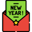 New year card Symbol 64x64
