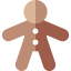 Gingerbread man icon 64x64