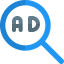 Magnifying glass icon 64x64