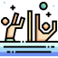 Water volleyball icon 64x64