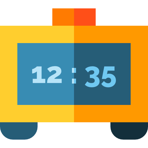 Digital clock icon