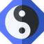Yin yang symbol icon 64x64
