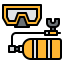 Scuba diving icon 64x64