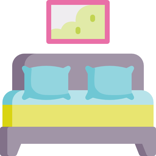 Double bed icon